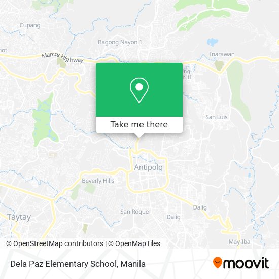 Dela Paz Elementary School map
