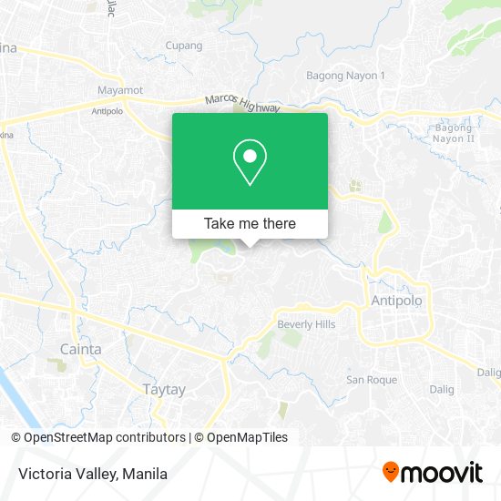 Victoria Valley map