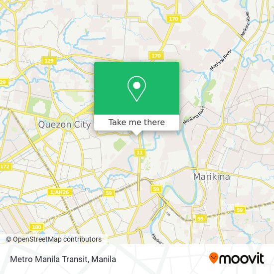 Metro Manila Transit map