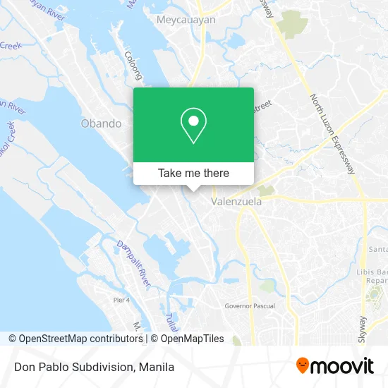 Don Pablo Subdivision map