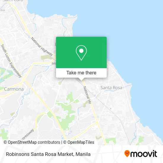 Robinsons Santa Rosa Market map