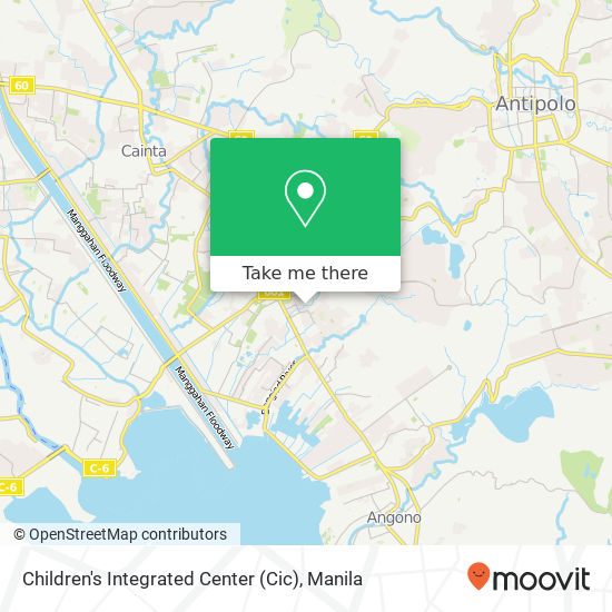 Children's Integrated Center (Cic) map