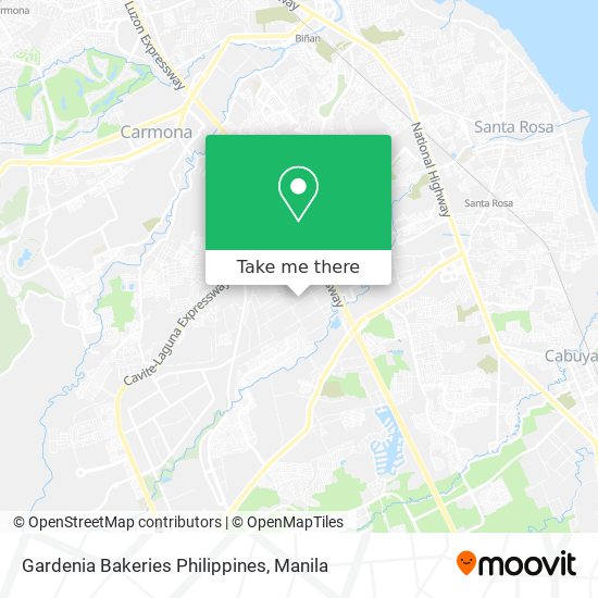 Gardenia Bakeries Philippines map
