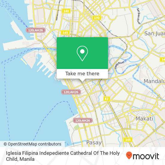 Iglesia Filipina Indepediente Cathedral Of The Holy Child map