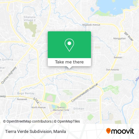 Tierra Verde Subdivision map