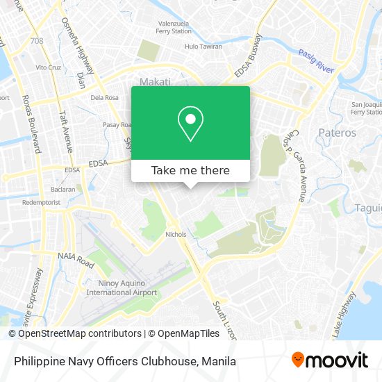 Philippine Navy Officers Clubhouse map