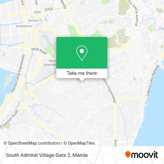 South Admiral Village Gate 2 map