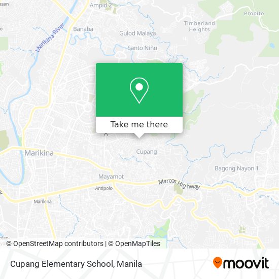 Cupang Elementary School map