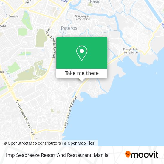 Imp Seabreeze Resort And Restaurant map