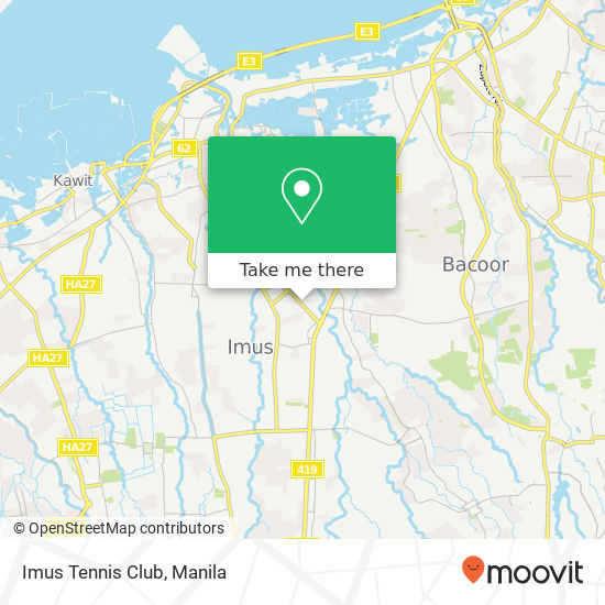 Imus Tennis Club map