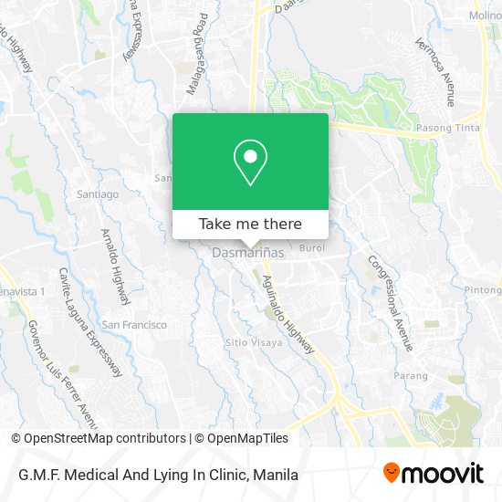 G.M.F. Medical And Lying In Clinic map