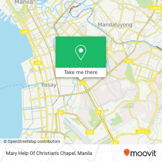 Mary Help Of Christian's Chapel map