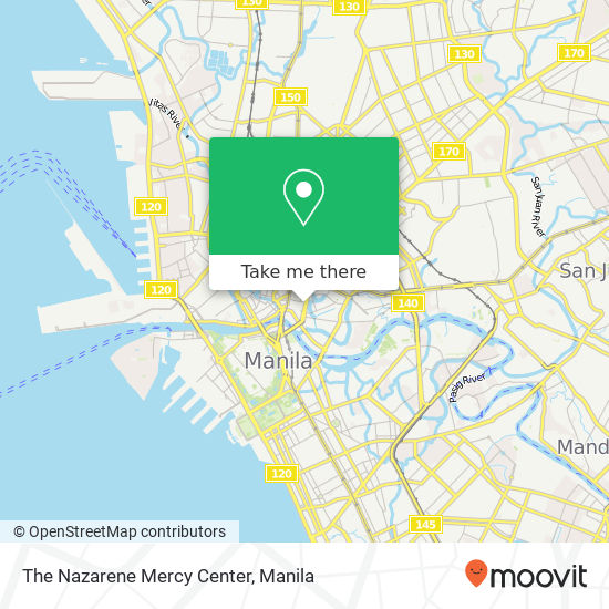 The Nazarene Mercy Center map