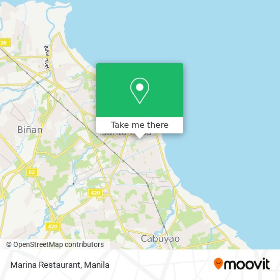 Marina Restaurant map