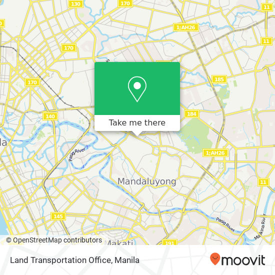 Land Transportation Office map