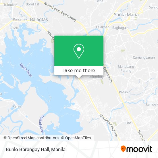 Bunlo Barangay Hall map