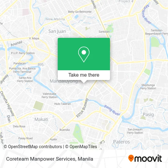 Coreteam Manpower Services map