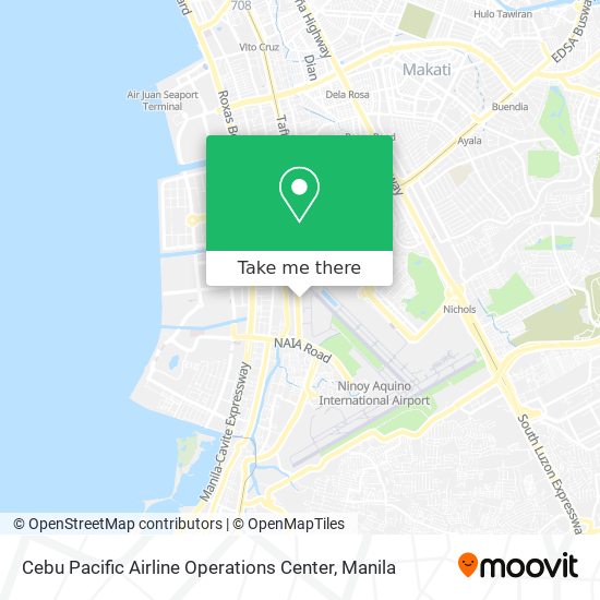 Cebu Pacific Airline Operations Center map