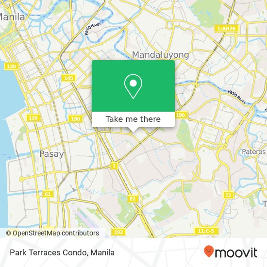 Park Terraces Condo map