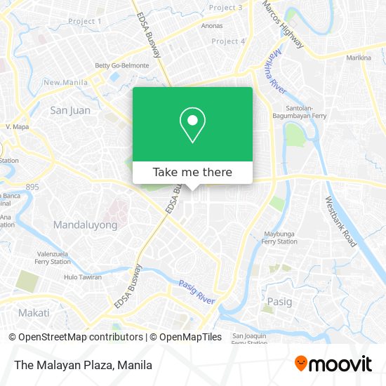The Malayan Plaza map