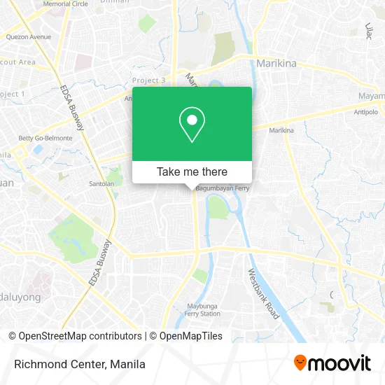Richmond Center map