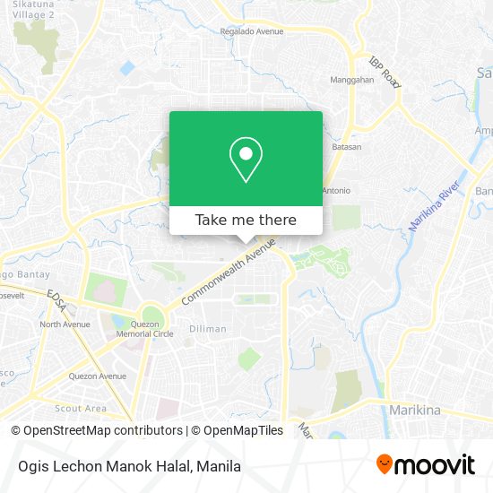 Ogis Lechon Manok Halal map