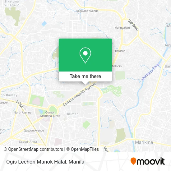 Ogis Lechon Manok Halal map