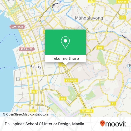 Philippines School Of Interior Design map