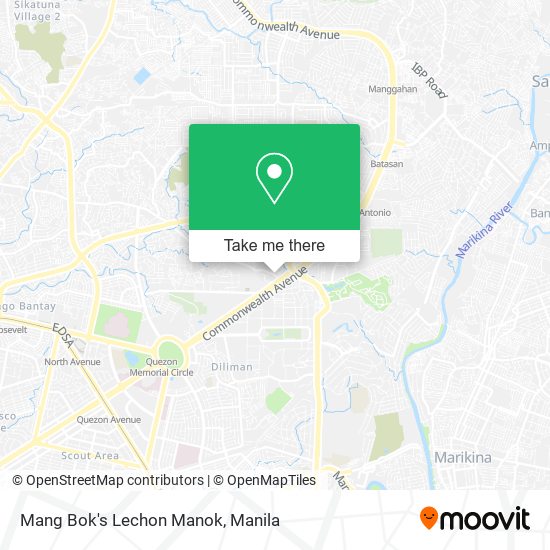 Mang Bok's Lechon Manok map