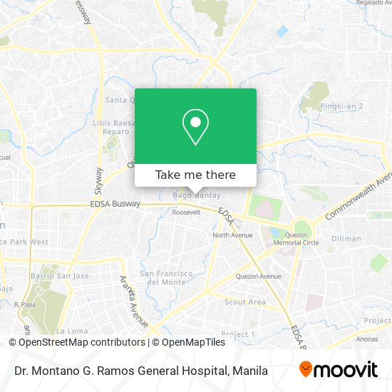 Dr. Montano G. Ramos General Hospital map