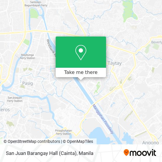 San Juan Barangay Hall (Cainta) map