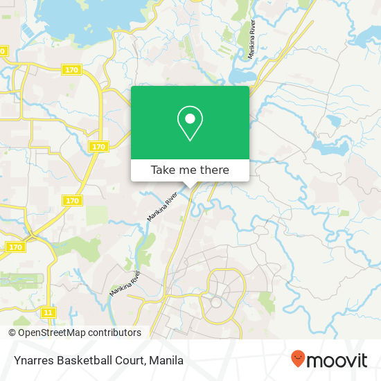 Ynarres Basketball Court map