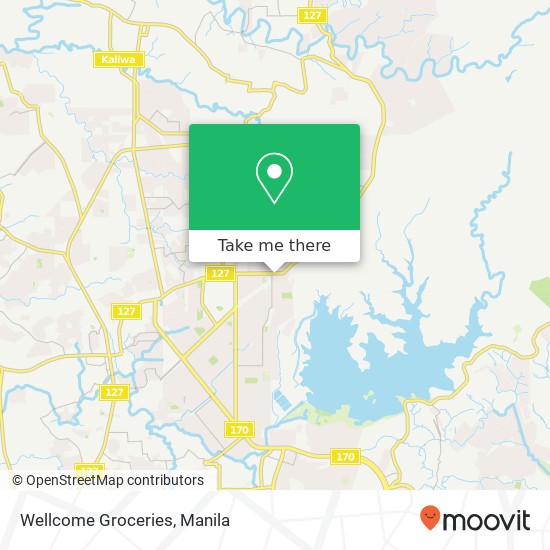 Wellcome Groceries map