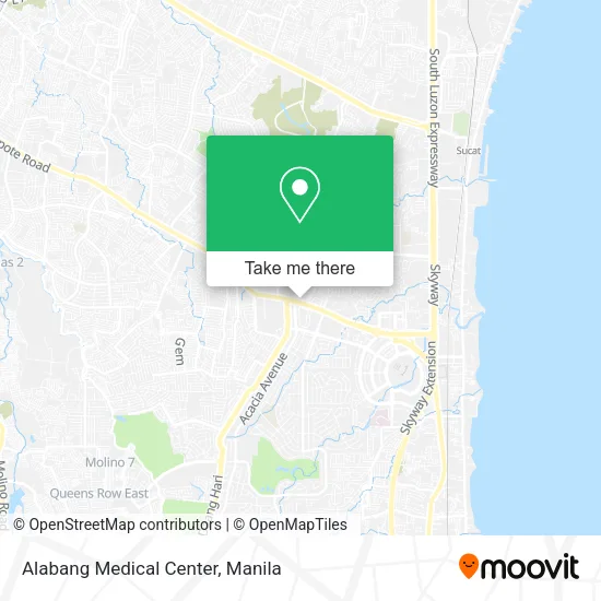Alabang Medical Center map