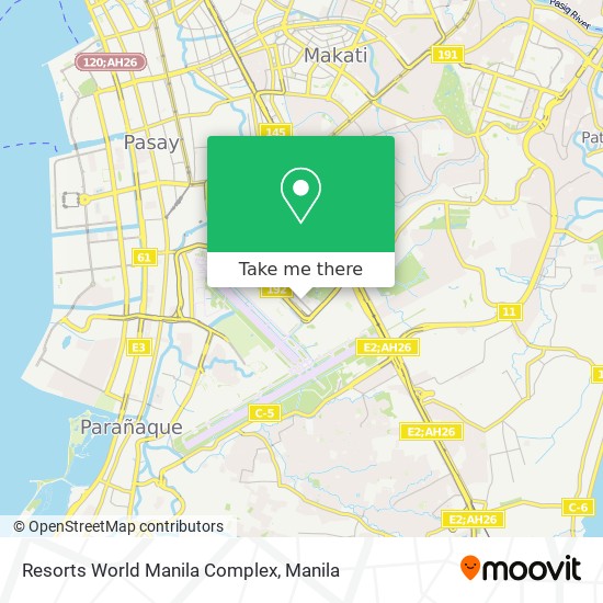 Resorts World Manila Complex map
