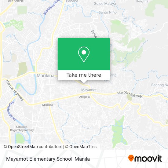 Mayamot Elementary School map