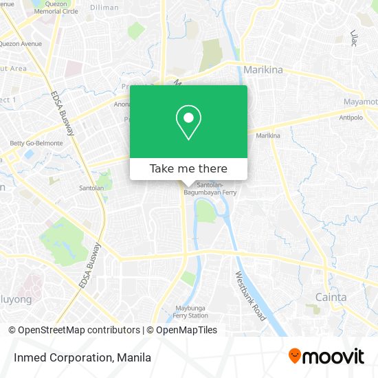 Inmed Corporation map