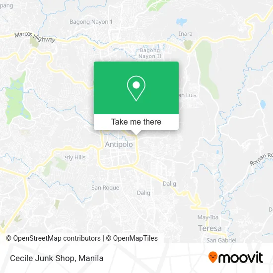 Cecile Junk Shop map