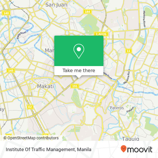 Institute Of Traffic Management map