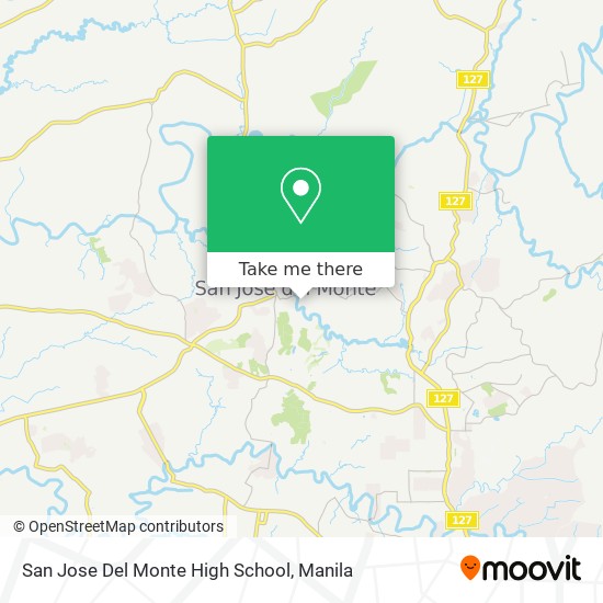 San Jose Del Monte High School map