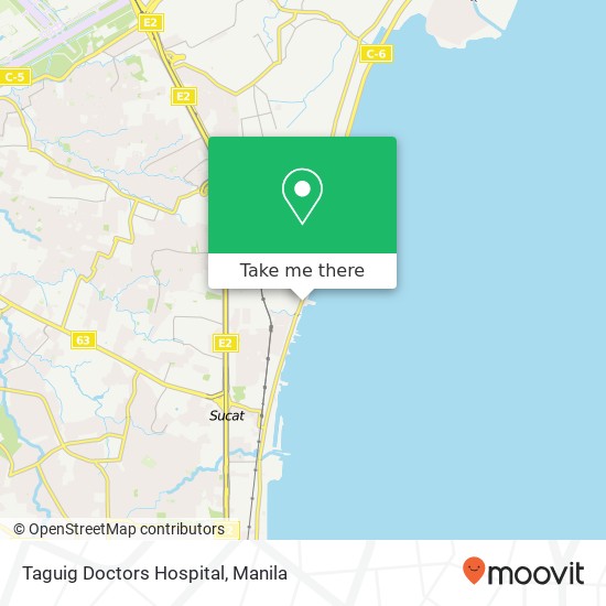 Taguig Doctors Hospital map