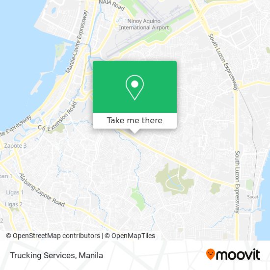 Trucking Services map