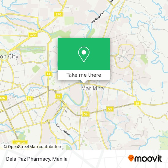 Dela Paz Pharmacy map