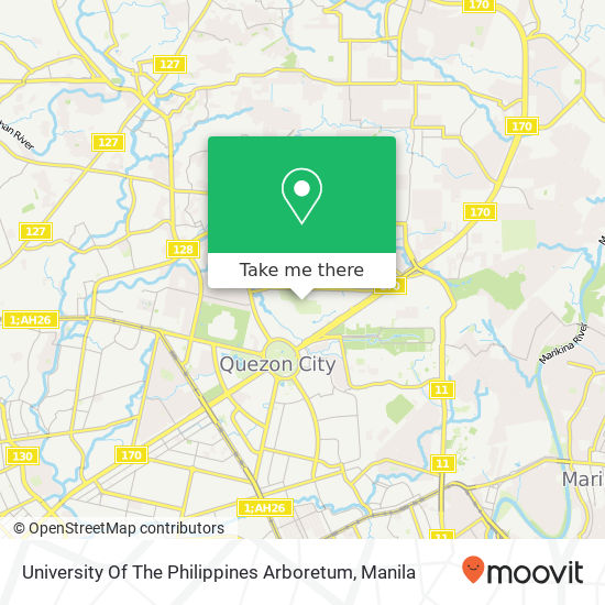 University Of The Philippines Arboretum map