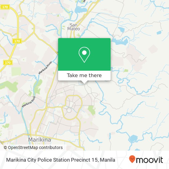 Marikina City Police Station Precinct 15 map