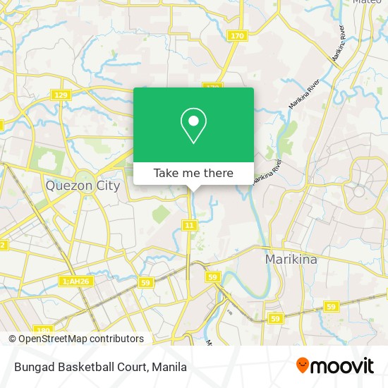 Bungad Basketball Court map