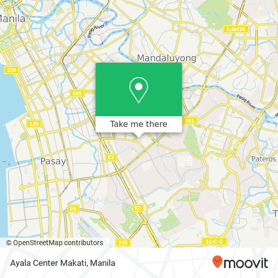 Ayala Center Makati map