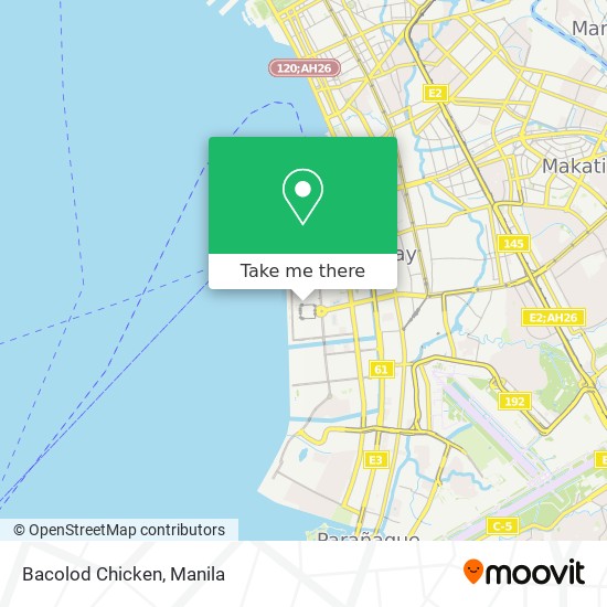 Bacolod Chicken map