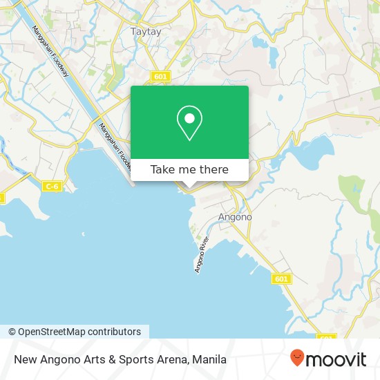 New Angono Arts & Sports Arena map