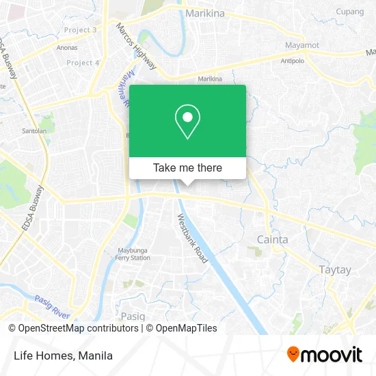 Life Homes map